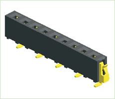 1.27X2.54mm মহিলা হেডার একক সারি SMT প্রকার